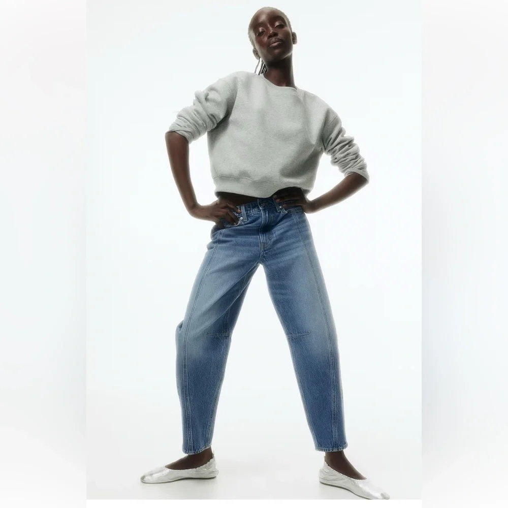 H&M Super Barrel Regular Jeans Size 6 - Picture 3 of 11